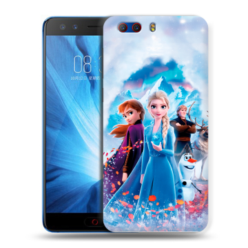 Силиконовый чехол на ZTE Nubia Z17 MiniS с принтом Холодное сердце Frozen Силиконовый чехол на ZTE Nubia Z17 MiniS с принтом Холодное сердце Frozen