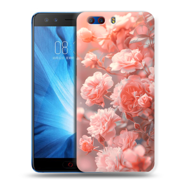 Силиконовый чехол на ZTE Nubia Z17 MiniS с принтом Розы цветы Силиконовый чехол на ZTE Nubia Z17 MiniS с принтом Розы цветы