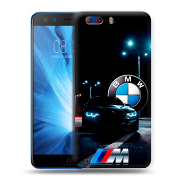 Силиконовый чехол на ZTE Nubia Z17 MiniS с принтом БМВ BMW