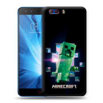 Силиконовый чехол на ZTE Nubia Z17 MiniS с принтом Майнкрафт Minecraft Силиконовый чехол на ZTE Nubia Z17 MiniS с принтом Майнкрафт Minecraft