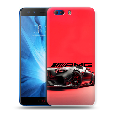 Силиконовый чехол на ZTE Nubia Z17 MiniS с принтом Мерседес Mercedes AMG
