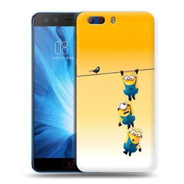 Силиконовый чехол на ZTE Nubia Z17 MiniS с принтом Миньоны Силиконовый чехол на ZTE Nubia Z17 MiniS с принтом Миньоны