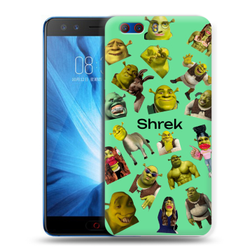 Силиконовый чехол на ZTE Nubia Z17 MiniS с принтом Шрек Shrek
