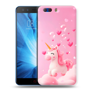 Силиконовый чехол на ZTE Nubia Z17 MiniS с принтом Единорог Силиконовый чехол на ZTE Nubia Z17 MiniS с принтом Единорог