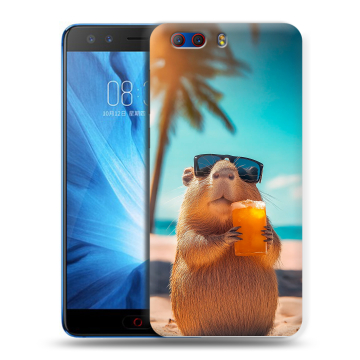 Силиконовый чехол на ZTE Nubia Z17 MiniS с принтом Капибара Силиконовый чехол на ZTE Nubia Z17 MiniS с принтом Капибара