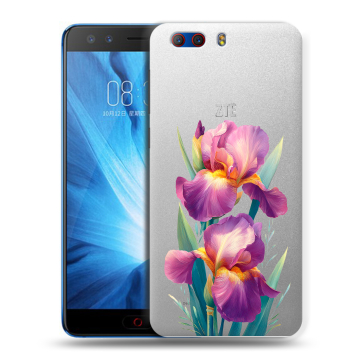 Силиконовый чехол на ZTE Nubia Z17 MiniS с принтом Цветы орхидеи