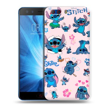 Силиконовый чехол на ZTE Nubia Z17 MiniS с принтом Лило и Стич Силиконовый чехол на ZTE Nubia Z17 MiniS с принтом Лило и Стич