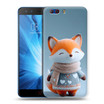 Силиконовый чехол на ZTE Nubia Z17 MiniS с принтом Лиса