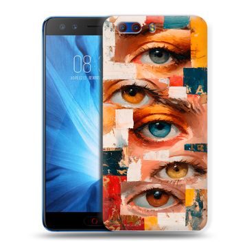 Силиконовый чехол на ZTE Nubia Z17 MiniS с принтом Модный принт
