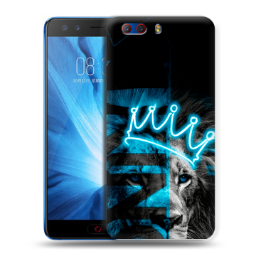 Силиконовый чехол на ZTE Nubia Z17 MiniS с принтом Король лев