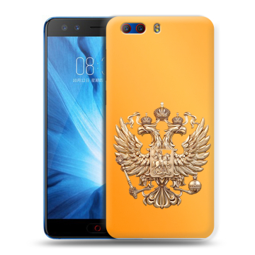 Силиконовый чехол на ZTE Nubia Z17 MiniS с принтом Герб Флаг России