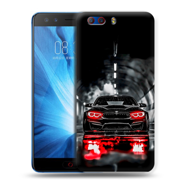 Силиконовый чехол на ZTE Nubia Z17 MiniS с принтом BMW БМВ