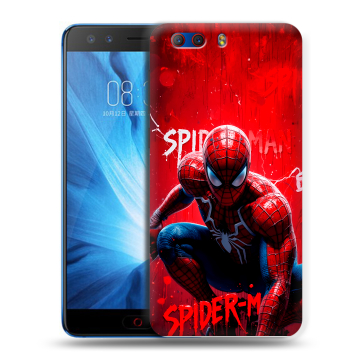 Силиконовый чехол на ZTE Nubia Z17 MiniS с принтом Spiderman Человек паук
