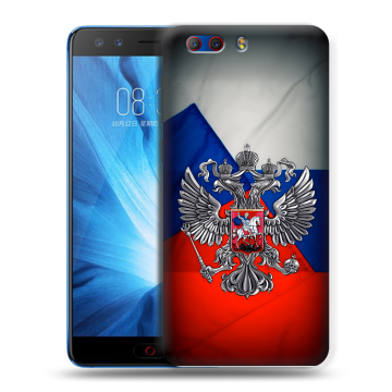 Силиконовый чехол на ZTE Nubia Z17 MiniS с принтом Флаг России Силиконовый чехол на ZTE Nubia Z17 MiniS с принтом Флаг России