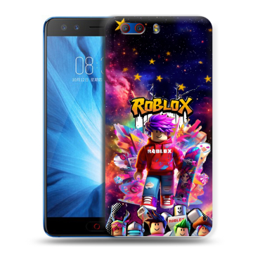 Силиконовый чехол на ZTE Nubia Z17 MiniS с принтом Roblox Роблокс