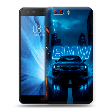 Силиконовый чехол на ZTE Nubia Z17 MiniS с принтом BMW БМВ Силиконовый чехол на ZTE Nubia Z17 MiniS с принтом BMW БМВ