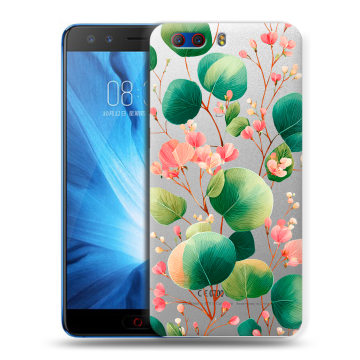 Силиконовый чехол на ZTE Nubia Z17 MiniS с принтом женский