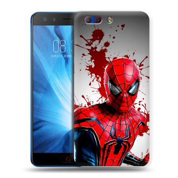 Силиконовый чехол на ZTE Nubia Z17 MiniS с принтом Spiderman Человек паук Силиконовый чехол на ZTE Nubia Z17 MiniS с принтом Spiderman Человек паук