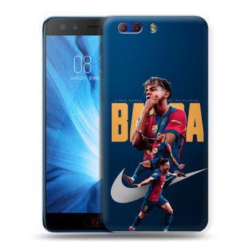 Силиконовый чехол на ZTE Nubia Z17 MiniS с принтом Барселона Barca Yamal Силиконовый чехол на ZTE Nubia Z17 MiniS с принтом Барселона Barca Yamal