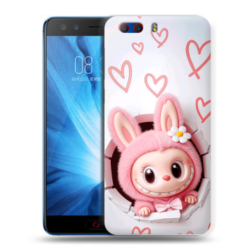 Силиконовый чехол на ZTE Nubia Z17 MiniS с принтом Labubu Лабубу Силиконовый чехол на ZTE Nubia Z17 MiniS с принтом Labubu Лабубу