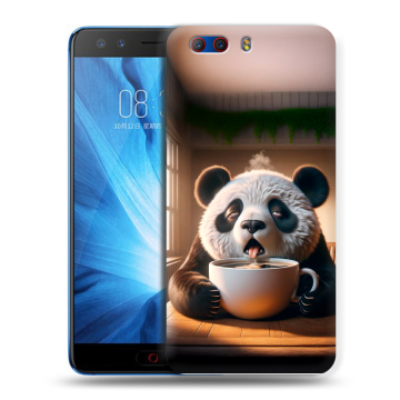 Силиконовый чехол на ZTE Nubia Z17 MiniS с принтом смешная панда Силиконовый чехол на ZTE Nubia Z17 MiniS с принтом смешная панда