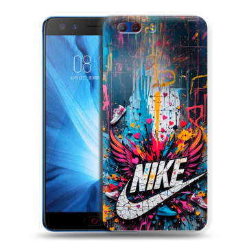 Силиконовый чехол на ZTE Nubia Z17 MiniS с принтом Nike Найк Силиконовый чехол на ZTE Nubia Z17 MiniS с принтом Nike Найк