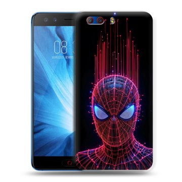 Силиконовый чехол на ZTE Nubia Z17 MiniS с принтом Spiderman Человек паук Силиконовый чехол на ZTE Nubia Z17 MiniS с принтом Spiderman Человек паук