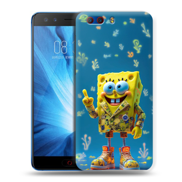 Силиконовый чехол на ZTE Nubia Z17 MiniS с принтом Спанч боб Спанчбоб Силиконовый чехол на ZTE Nubia Z17 MiniS с принтом Спанч боб Спанчбоб