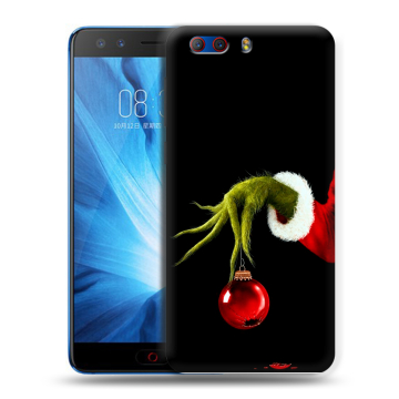 Силиконовый чехол на ZTE Nubia Z17 MiniS с принтом Новый год Гринч
