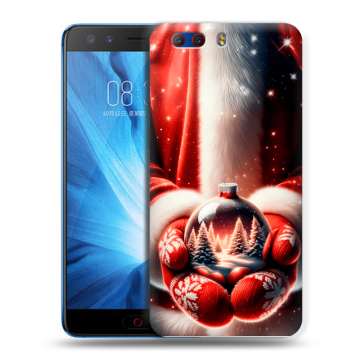 Силиконовый чехол на ZTE Nubia Z17 MiniS с принтом Новый год