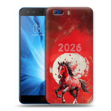 Силиконовый чехол на ZTE Nubia Z17 MiniS с принтом Новый год