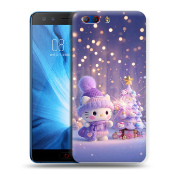 Силиконовый чехол на ZTE Nubia Z17 MiniS с принтом Новый год Силиконовый чехол на ZTE Nubia Z17 MiniS с принтом Новый год