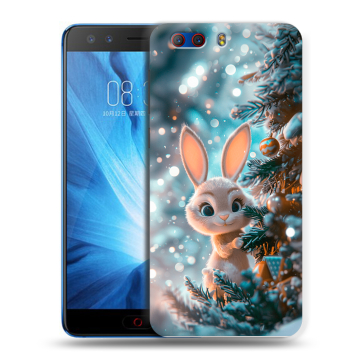Силиконовый чехол на ZTE Nubia Z17 MiniS с принтом Новый год Силиконовый чехол на ZTE Nubia Z17 MiniS с принтом Новый год