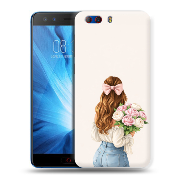 Силиконовый чехол на ZTE Nubia Z17 MiniS с принтом женский Силиконовый чехол на ZTE Nubia Z17 MiniS с принтом женский