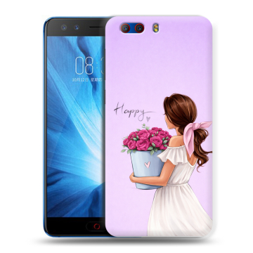 Силиконовый чехол на ZTE Nubia Z17 MiniS с принтом женский Силиконовый чехол на ZTE Nubia Z17 MiniS с принтом женский