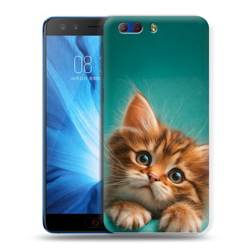 Силиконовый чехол на ZTE Nubia Z17 MiniS с принтом котенок Силиконовый чехол на ZTE Nubia Z17 MiniS с принтом котенок
