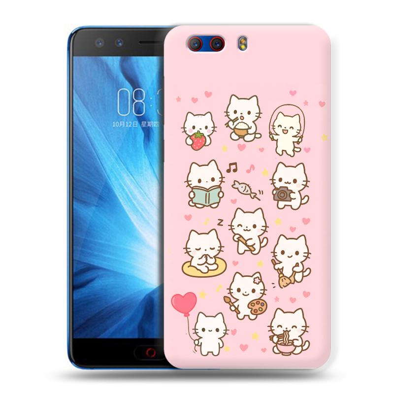 Силиконовый чехол на ZTE Nubia Z17 MiniS с принтом Hello Kitty Хелоу Кити Силиконовый чехол на ZTE Nubia Z17 MiniS с принтом Hello Kitty Хелоу Кити