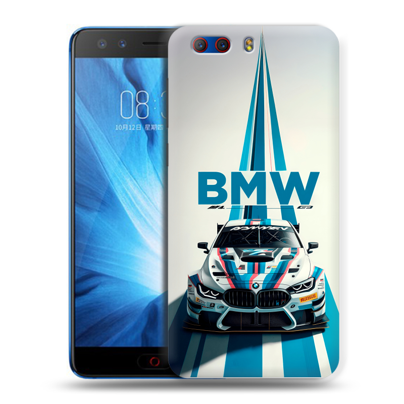 Силиконовый чехол на ZTE Nubia Z17 MiniS с принтом БМВ BMW Силиконовый чехол на ZTE Nubia Z17 MiniS с принтом БМВ BMW