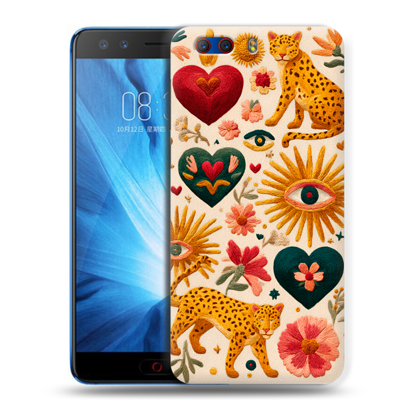 Силиконовый чехол на ZTE Nubia Z17 MiniS с принтом Модный принт Силиконовый чехол на ZTE Nubia Z17 MiniS с принтом Модный принт