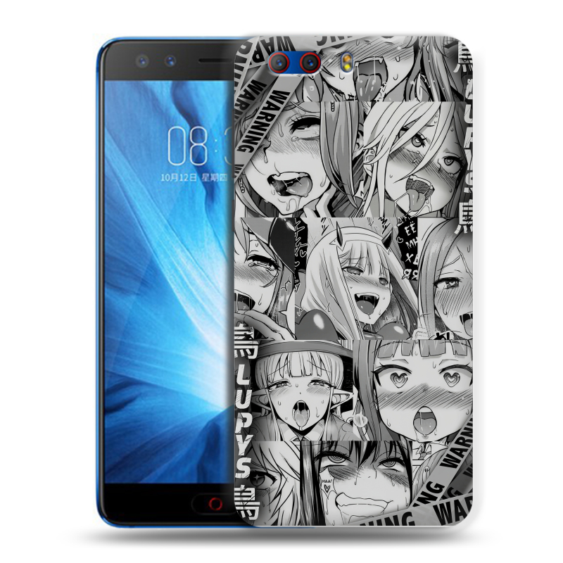 Силиконовый чехол на ZTE Nubia Z17 MiniS с принтом Ahegao Ахегао Аниме Силиконовый чехол на ZTE Nubia Z17 MiniS с принтом Ahegao Ахегао Аниме