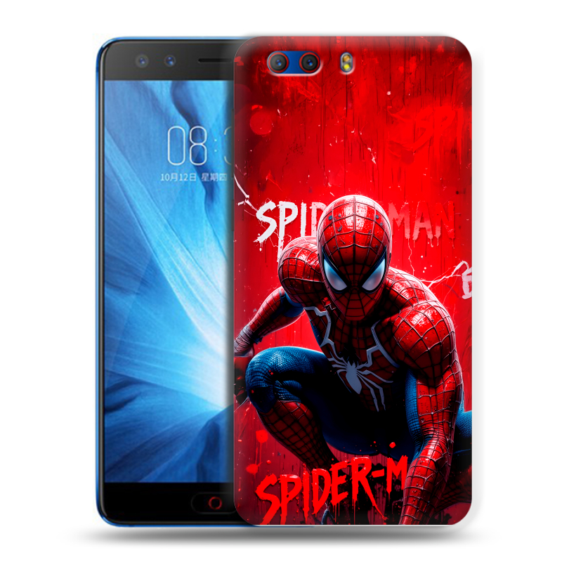 Силиконовый чехол на ZTE Nubia Z17 MiniS с принтом Spiderman Человек паук Силиконовый чехол на ZTE Nubia Z17 MiniS с принтом Spiderman Человек паук