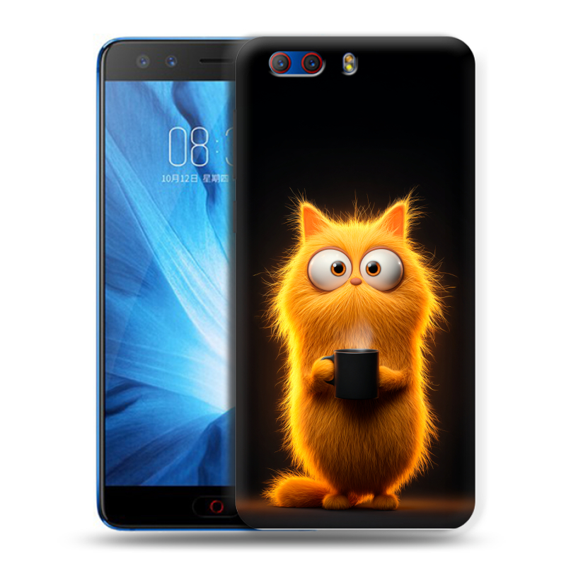 Силиконовый чехол на ZTE Nubia Z17 MiniS с принтом Смешной кот Силиконовый чехол на ZTE Nubia Z17 MiniS с принтом Смешной кот