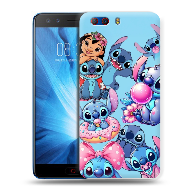 Силиконовый чехол на ZTE Nubia Z17 MiniS с принтом Лило и Стич Силиконовый чехол на ZTE Nubia Z17 MiniS с принтом Лило и Стич