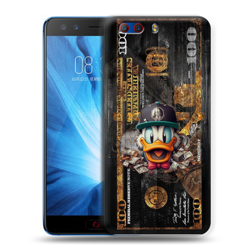 Силиконовый чехол на ZTE Nubia Z17 MiniS с принтом Дональд Дак Доллар Силиконовый чехол на ZTE Nubia Z17 MiniS с принтом Дональд Дак Доллар