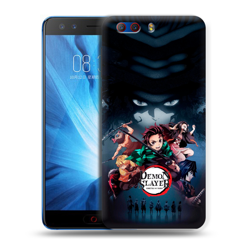 Силиконовый чехол на ZTE Nubia Z17 MiniS с принтом Demon Slayer Клинок рассекающий демонов Силиконовый чехол на ZTE Nubia Z17 MiniS с принтом Demon Slayer Клинок рассекающий демонов