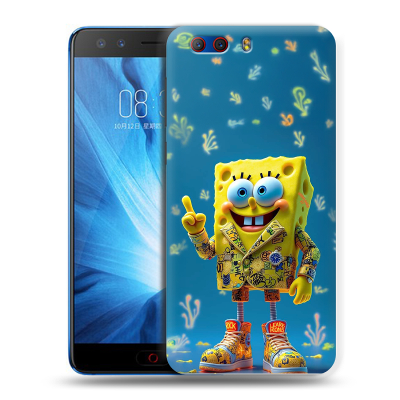 Силиконовый чехол на ZTE Nubia Z17 MiniS с принтом Спанч боб Спанчбоб Силиконовый чехол на ZTE Nubia Z17 MiniS с принтом Спанч боб Спанчбоб