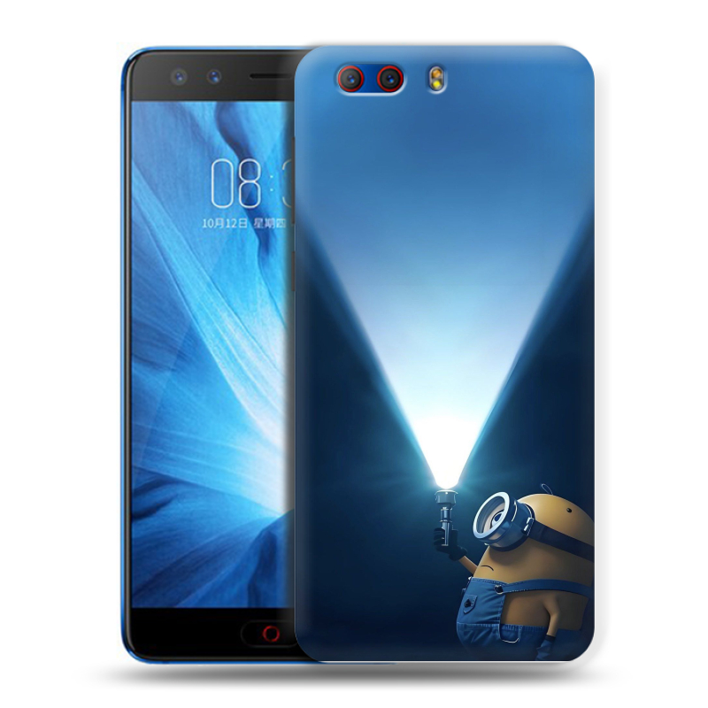 Силиконовый чехол на ZTE Nubia Z17 MiniS с принтом Миньоны Силиконовый чехол на ZTE Nubia Z17 MiniS с принтом Миньоны