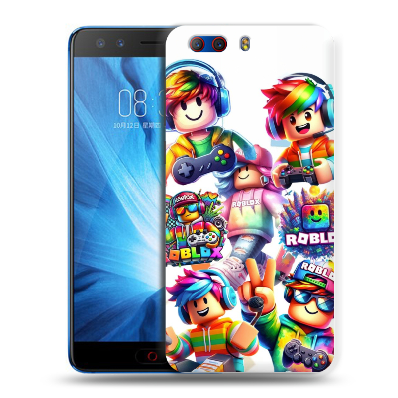 Силиконовый чехол на ZTE Nubia Z17 MiniS с принтом Roblox Роблокс Силиконовый чехол на ZTE Nubia Z17 MiniS с принтом Roblox Роблокс