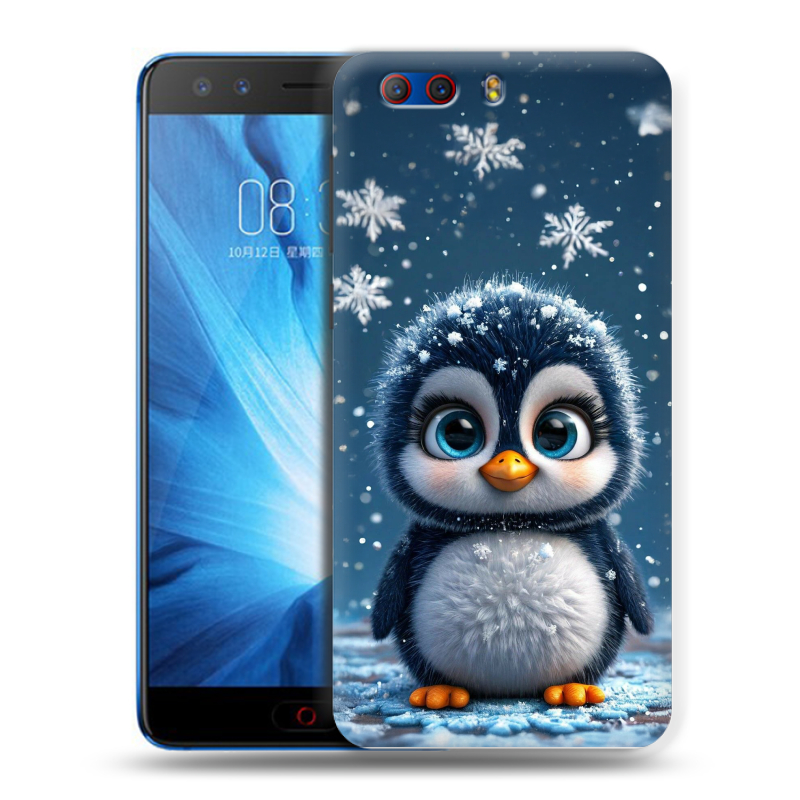 Силиконовый чехол на ZTE Nubia Z17 MiniS с принтом Новый год Силиконовый чехол на ZTE Nubia Z17 MiniS с принтом Новый год
