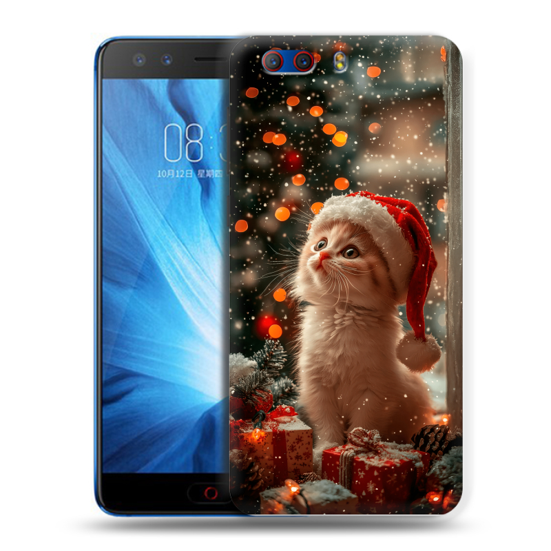 Силиконовый чехол на ZTE Nubia Z17 MiniS с принтом Новый год Силиконовый чехол на ZTE Nubia Z17 MiniS с принтом Новый год